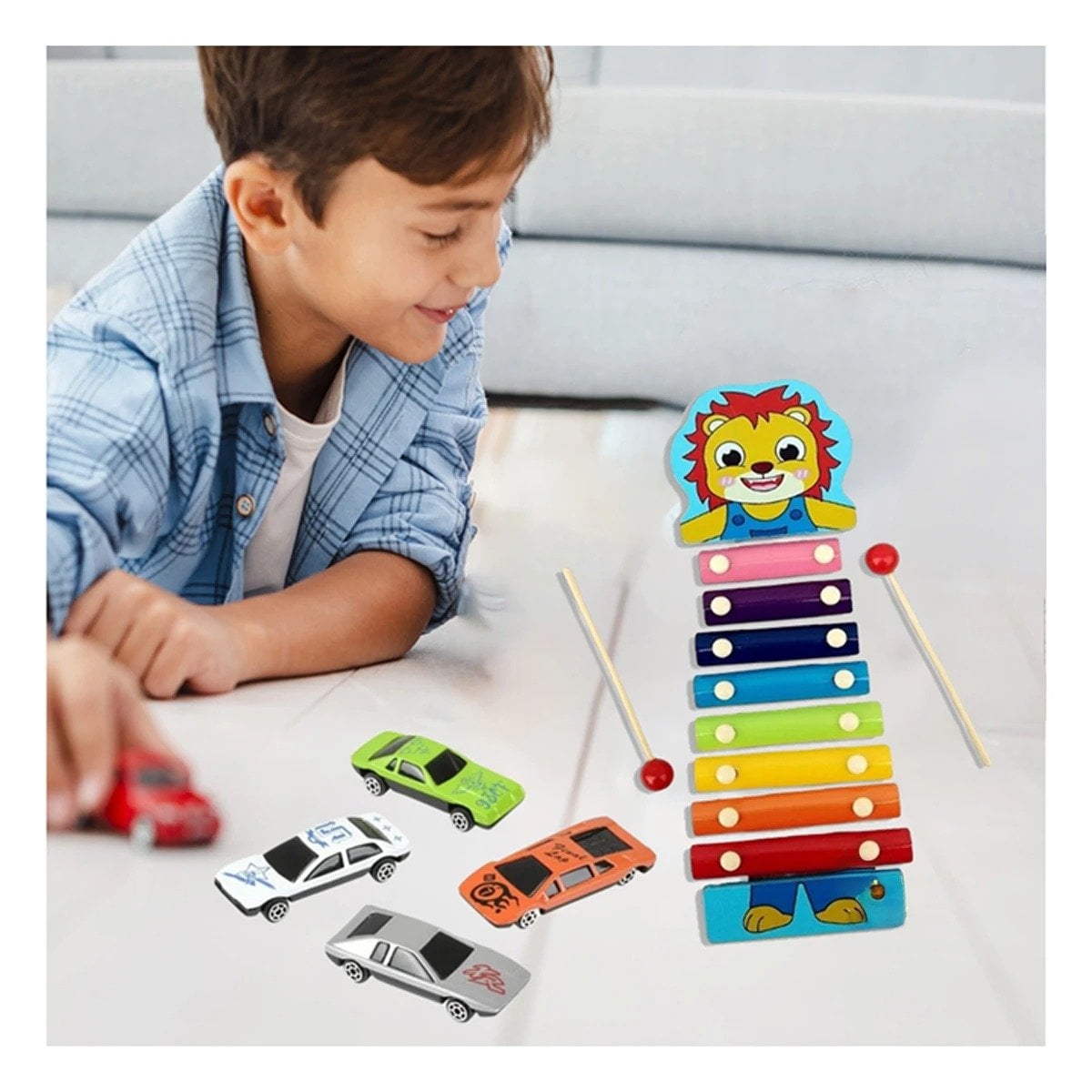 PACK2 INSTRUMENTO DE LEON JUGUETE MUSICAL PARA NINOS COLORIDO Y CREATIVO - 3