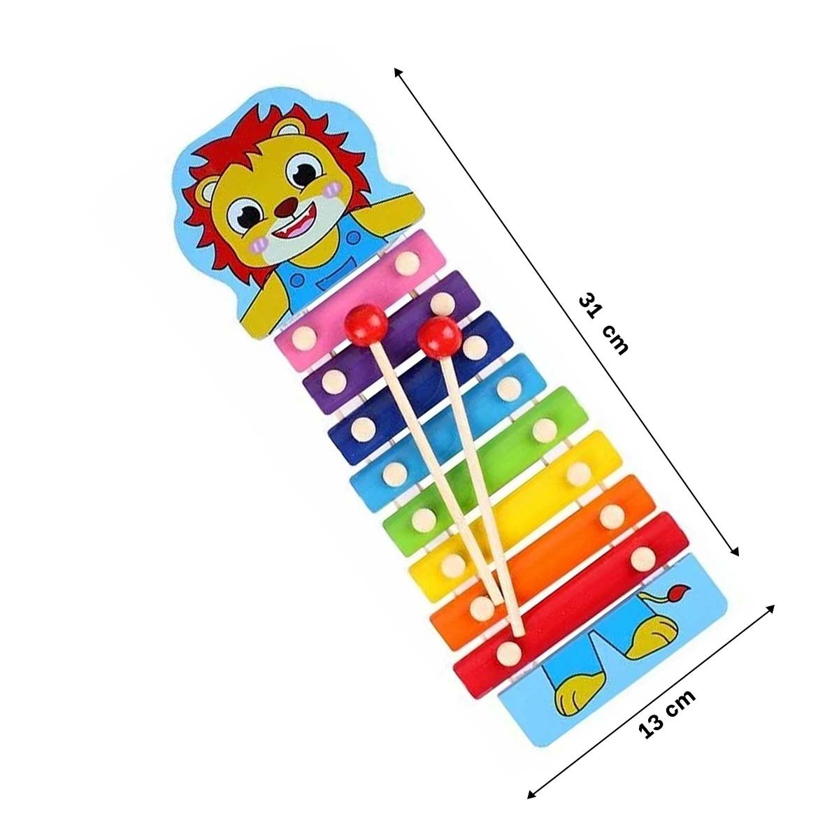 PACK2 INSTRUMENTO DE LEON JUGUETE MUSICAL PARA NINOS COLORIDO Y CREATIVO - 4