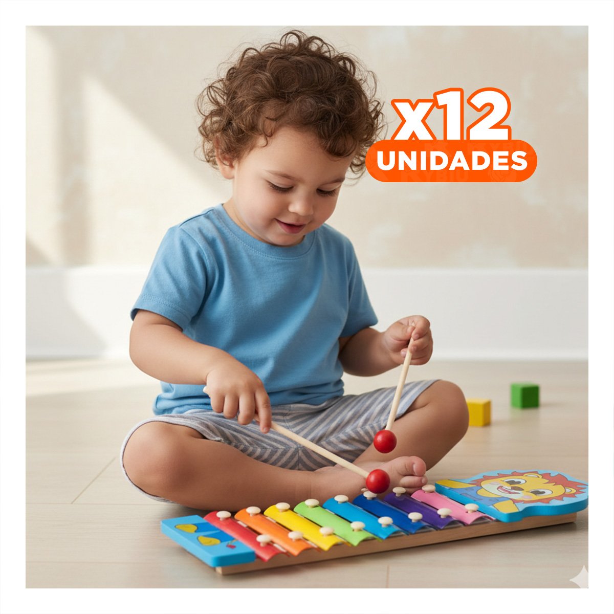 PACK12 SINTETIZADOR DE LEON JUGUETE MUSICAL PARA NINOS ALEGRE Y CREATIVO - 1