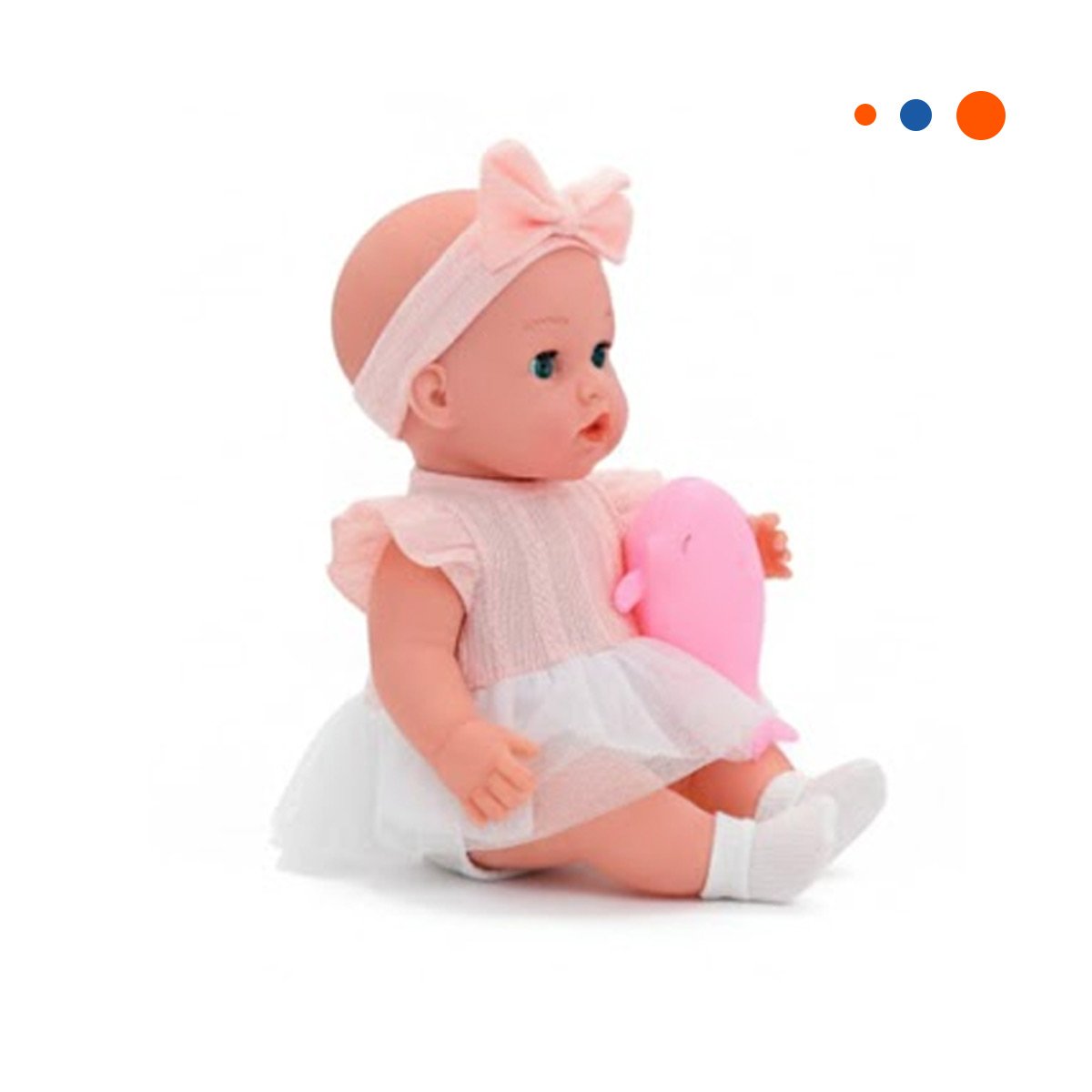 PACK4 PERSONAJE CLASICO CON VESTIDO Y LAZO ACCESORIOS ROSADO PARA JUEGO CASERO Y+PAPEL REGALO - 3