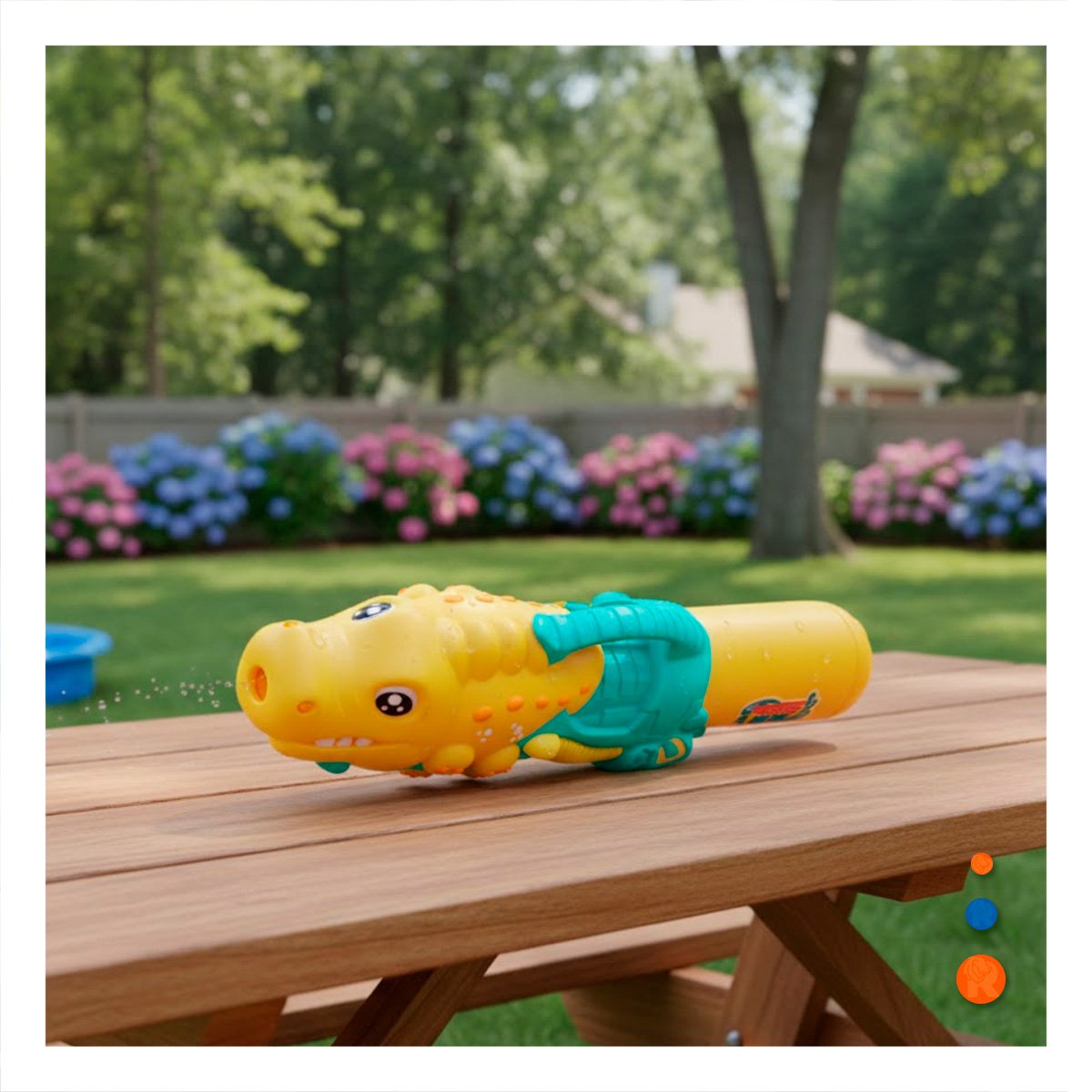 PACK6 DISPENSADOR DE AGUA DINOSAURIO GIGANTE PARA DIVERSION EN VERANO Y+PAPEL REGALO - 5