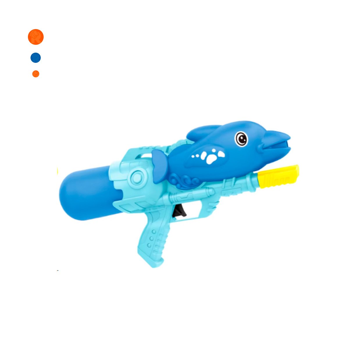 PACK12 DISPARADOR DE DIVERSION ACUATICA DELFIN AZUL PARA AIRE LIBRE Y+REGALO STICKER - 2