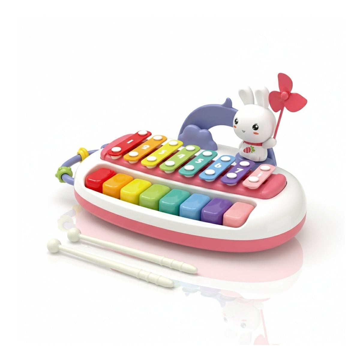 MODULO MUSICAL INFANTIL CON SONIDOS Y GOLPES PARA APRENDIZAJE TEMPRANO EN CASA Y+LIGAS REGALO - 3