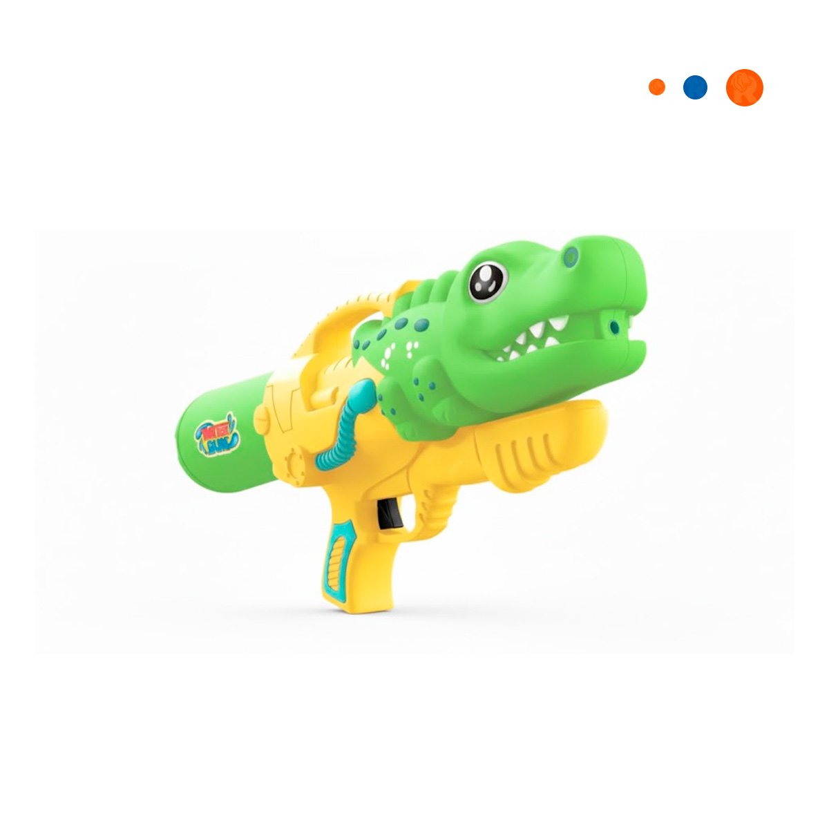 DISPARADOR DE AGUA DINOSAURIO VERDE CLARO PARA JUEGO AL AIRE LIBRE Y+REGALO STICKER - 3