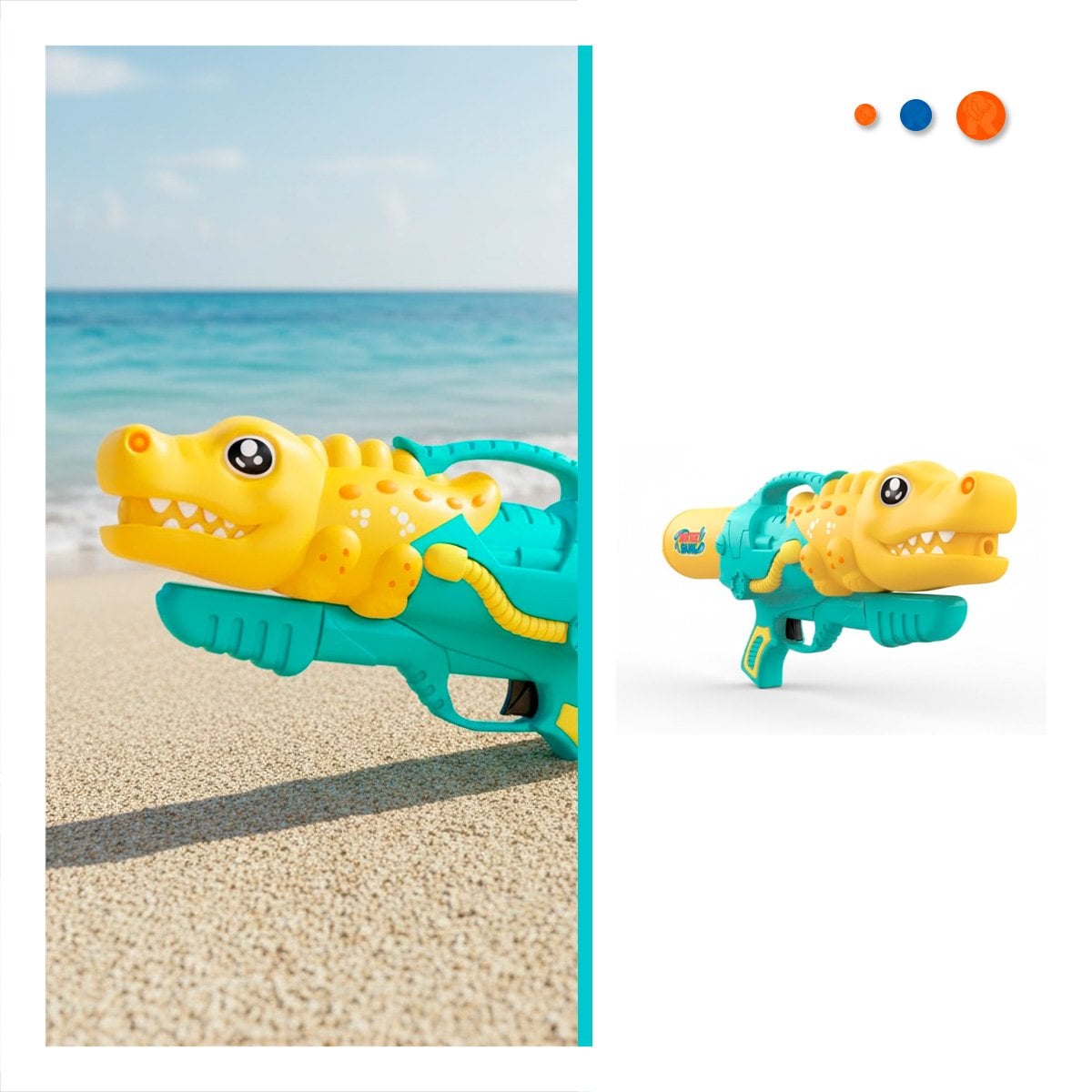ASPERSOR DE AGUA DINOSAURIO GRANDE PARA JUEGOS DE VERANO - 3