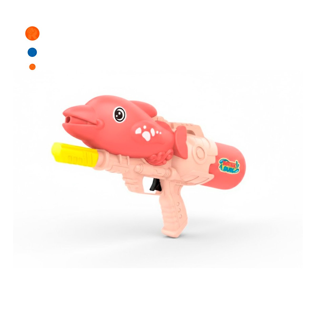 PACK12 PRODUCTO RECREATIVO DE AGUA CON DELFIN ROSADO PARA JUEGOS AL AIRE LIBRE Y+REGALO STICKER - 2