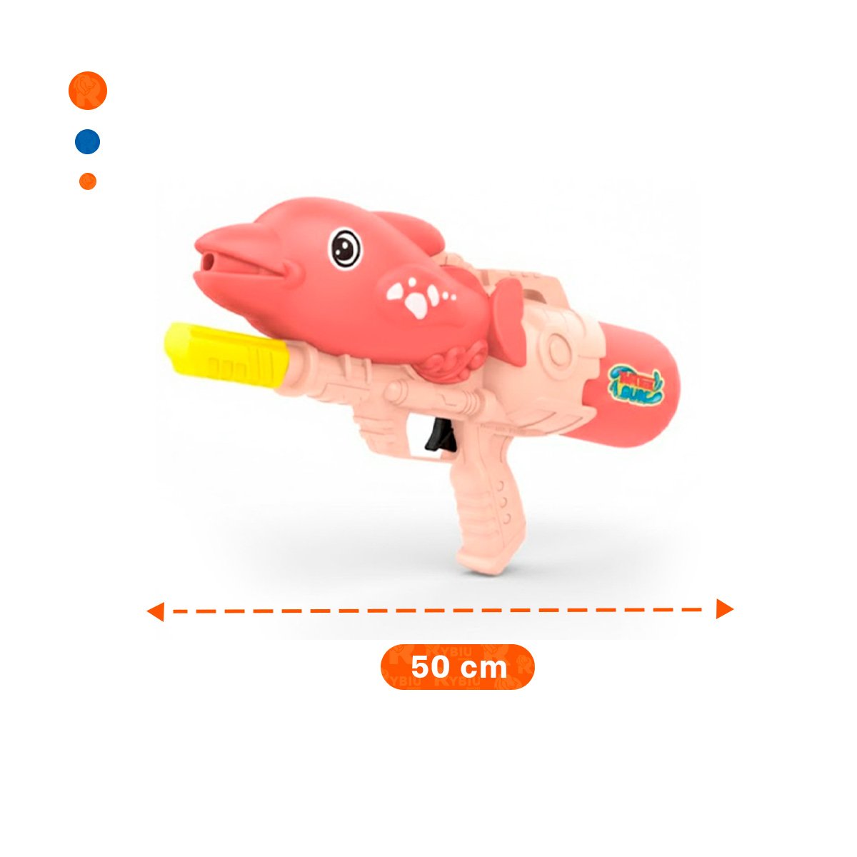 PACK12 PRODUCTO RECREATIVO DE AGUA CON DELFIN ROSADO PARA JUEGOS AL AIRE LIBRE Y+REGALO STICKER - 4