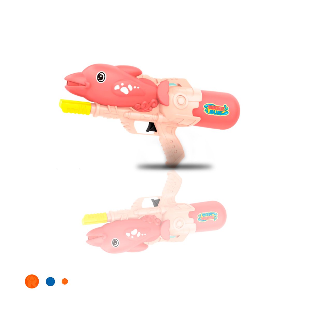 VERSION DE AGUA CON DISENO DE DELFIN ROSADO PARA JUEGOS DE VERANO Y+LIGAS REGALO - 3