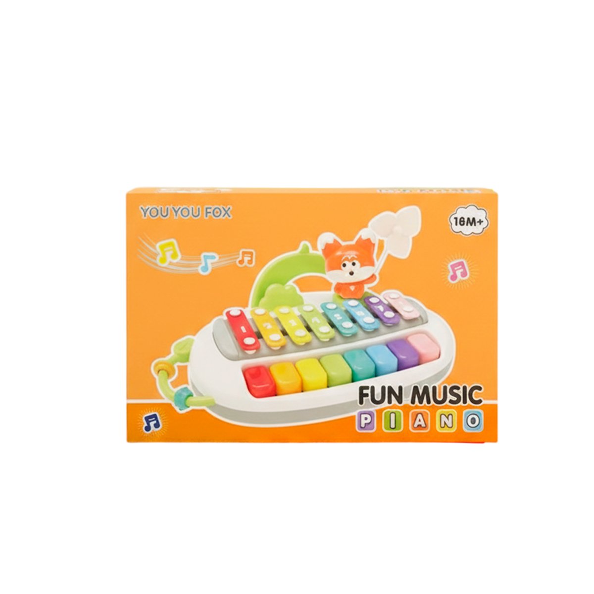 MUSICAL DIDACTICO INFANTIL CON FIGURA ZORRO PARA RITMO JUEGO Y CREATIVIDAD Y+LIGAS REGALO - 3