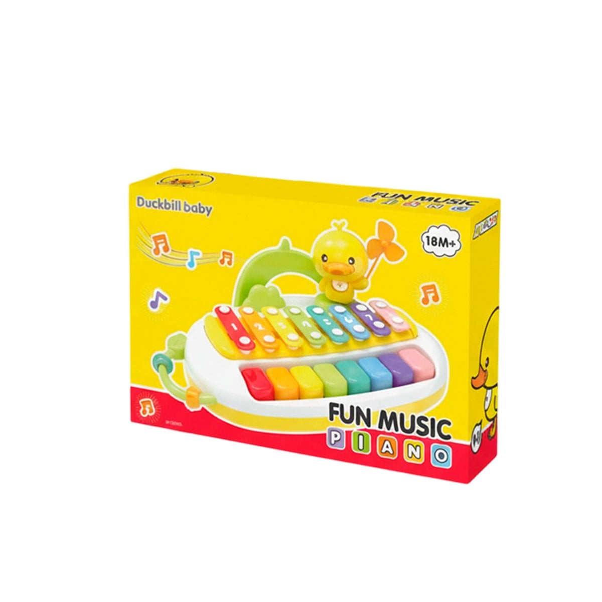 SONIDO MUSICAL XILOFONO TIPO PIANO CON PATO PARA JUEGO DIDACTICO Y+REGALO STICKER - 3