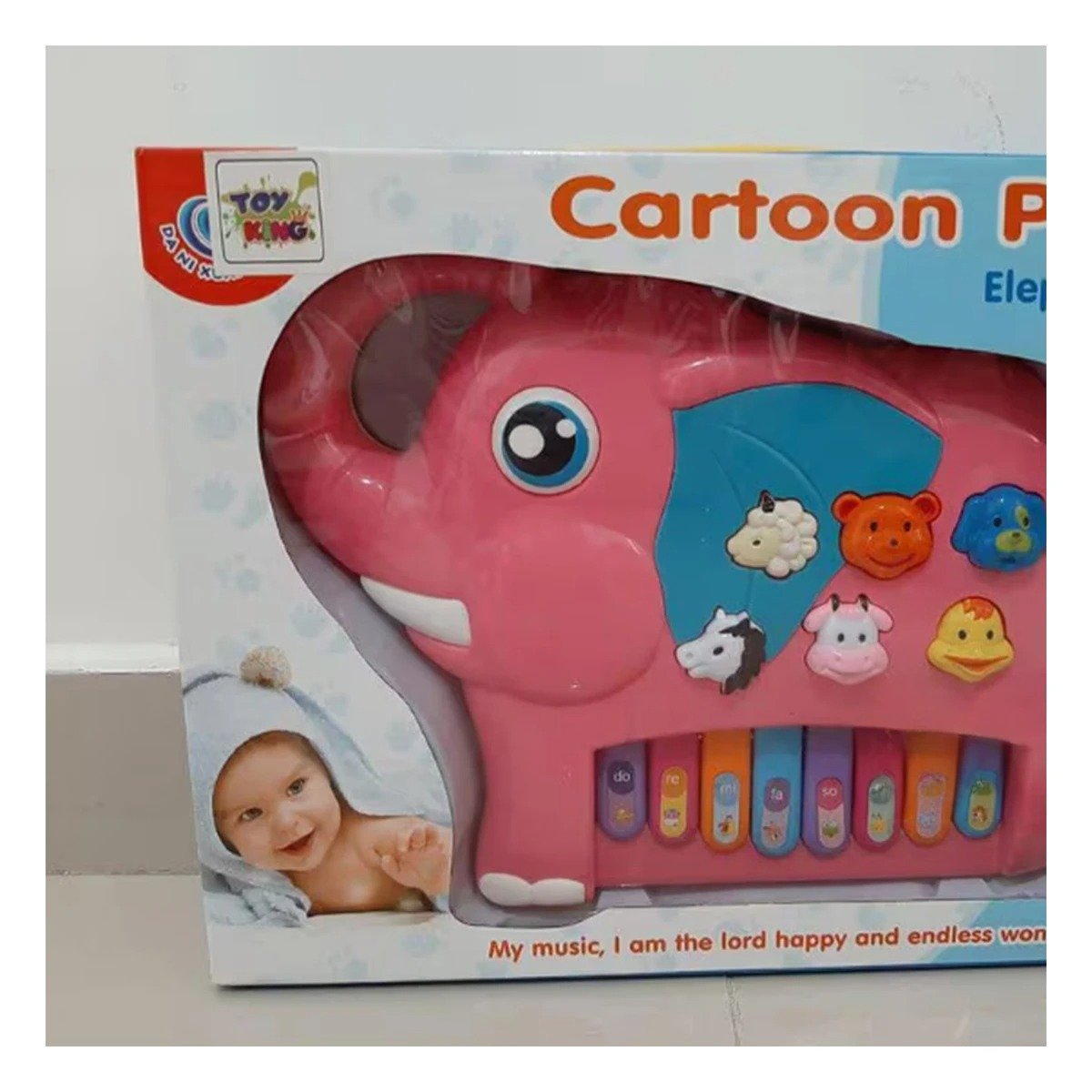 PACK4 VISUAL ELEFANTE DIDACTICO EN CAJA ROSADO PARA DESARROLLO SENSORIAL CASA - 2