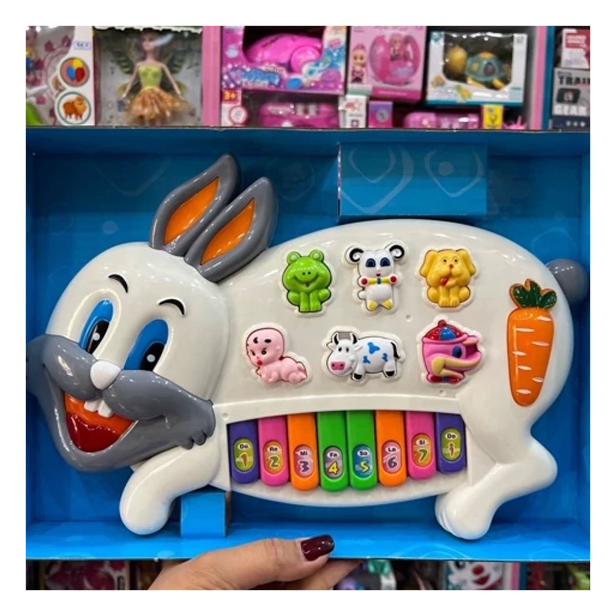 PACK12 SISTEMA EDUCATIVO CONEJO CON ANIMALES Y NUMEROS PARA USO DIARIO EN CASA - 3