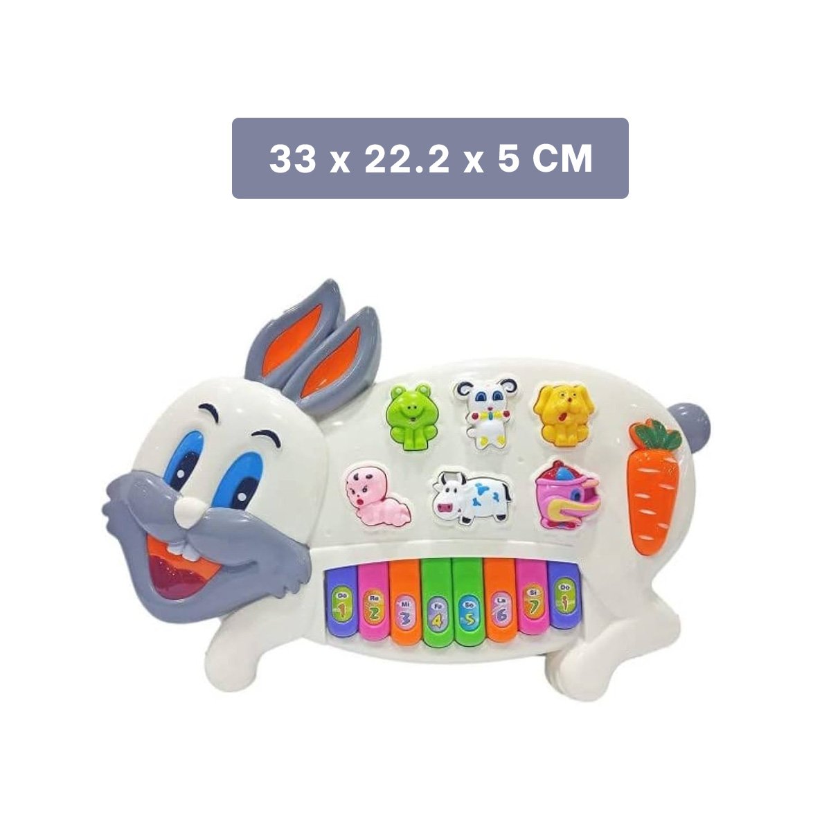 PACK12 SISTEMA EDUCATIVO CONEJO CON ANIMALES Y NUMEROS PARA USO DIARIO EN CASA - 4