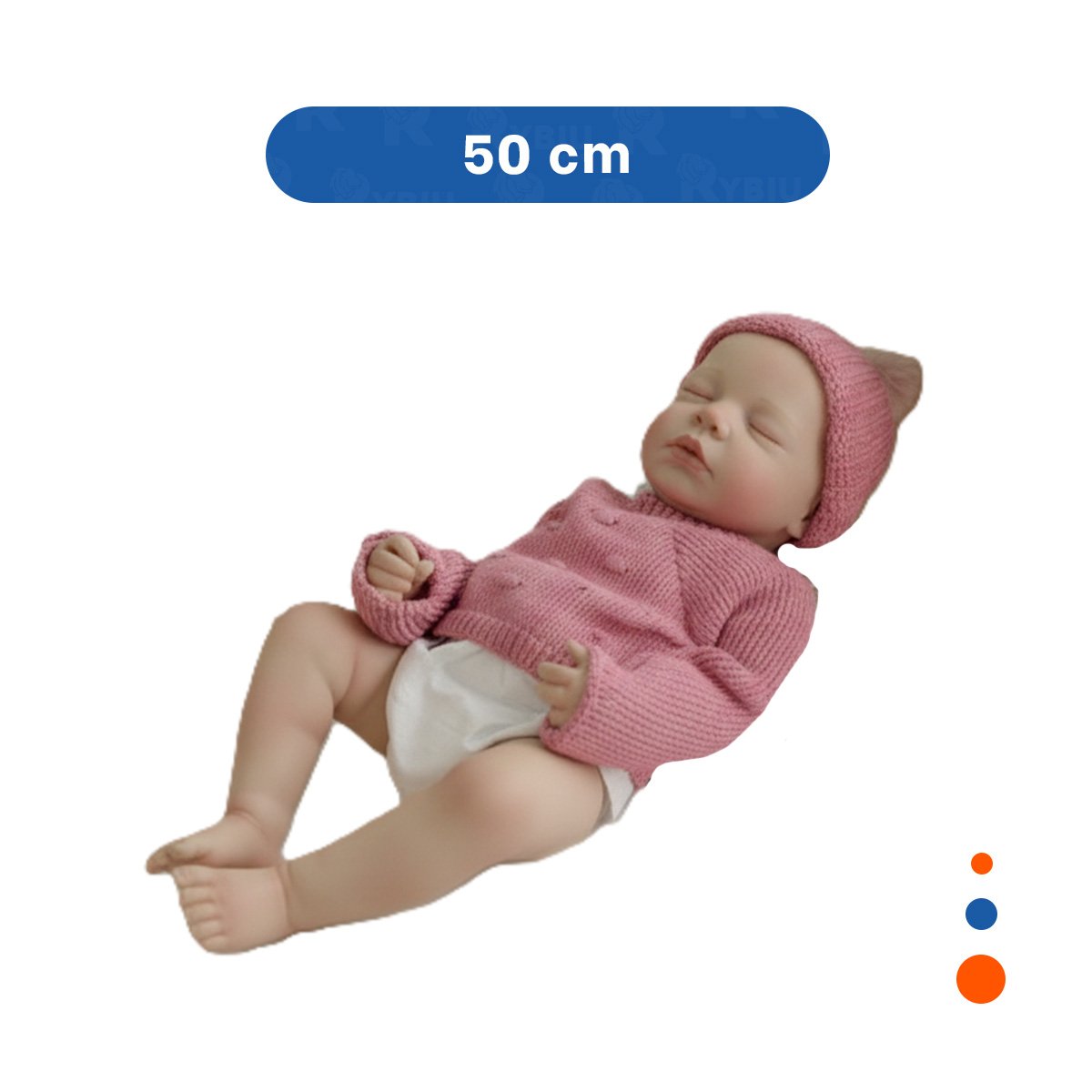 BEBE DECORATIVO REAL CON CHOMPA Y GORRO TEJIDO ROSADO PARA REGALO Y+LIGAS REGALO - 4