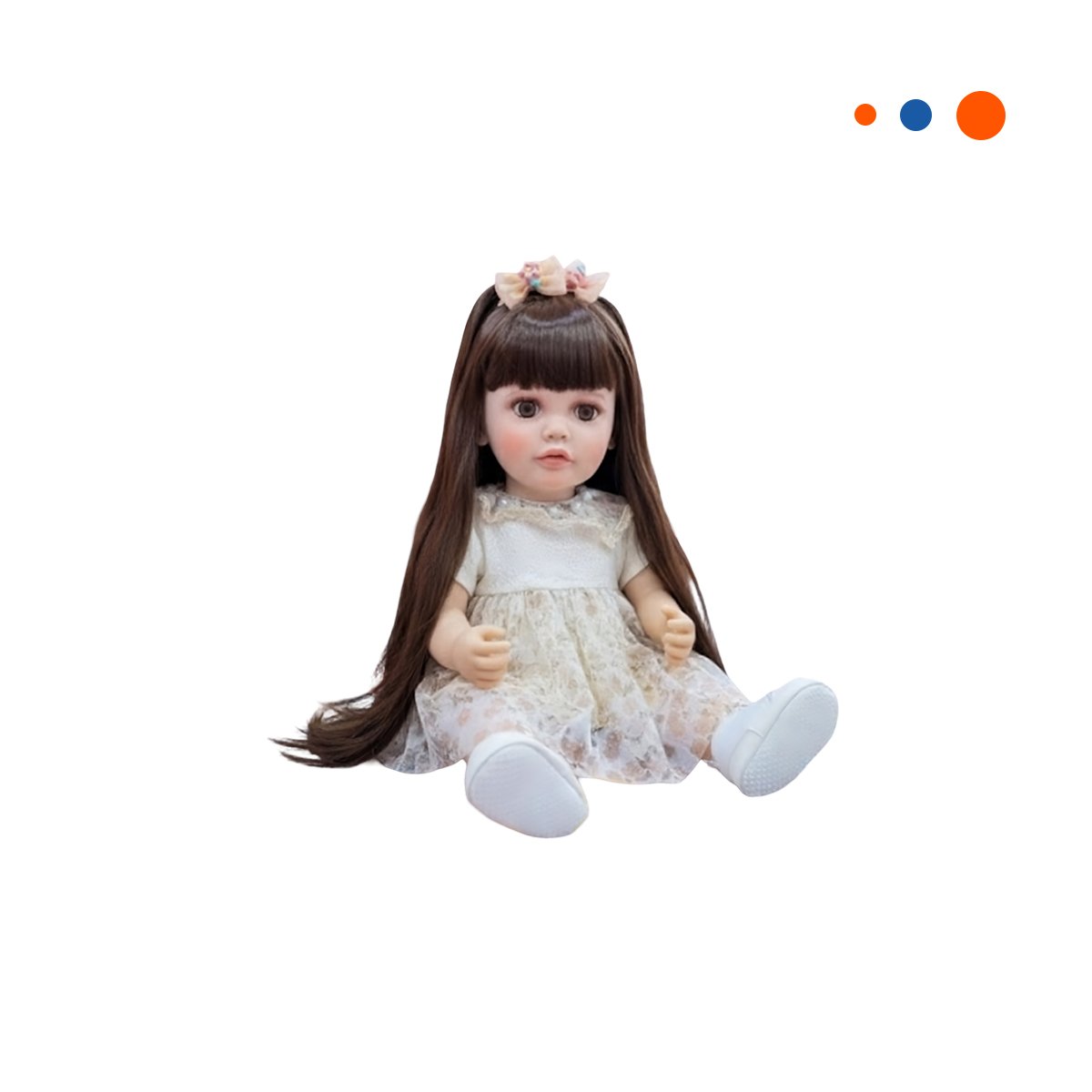 FIGURA INTELIGENTE PENSADA PARA JUEGO SIMBOLICO CON 55CM EN AMARILLO CLARO Y+REGALO STICKER - 3