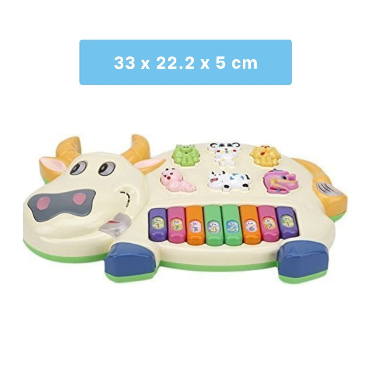PACK6 MODULO DE JUEGO VACA CON ANIMALES Y NUMEROS PARA USO INFANTIL Y+PAPEL REGALO - 4