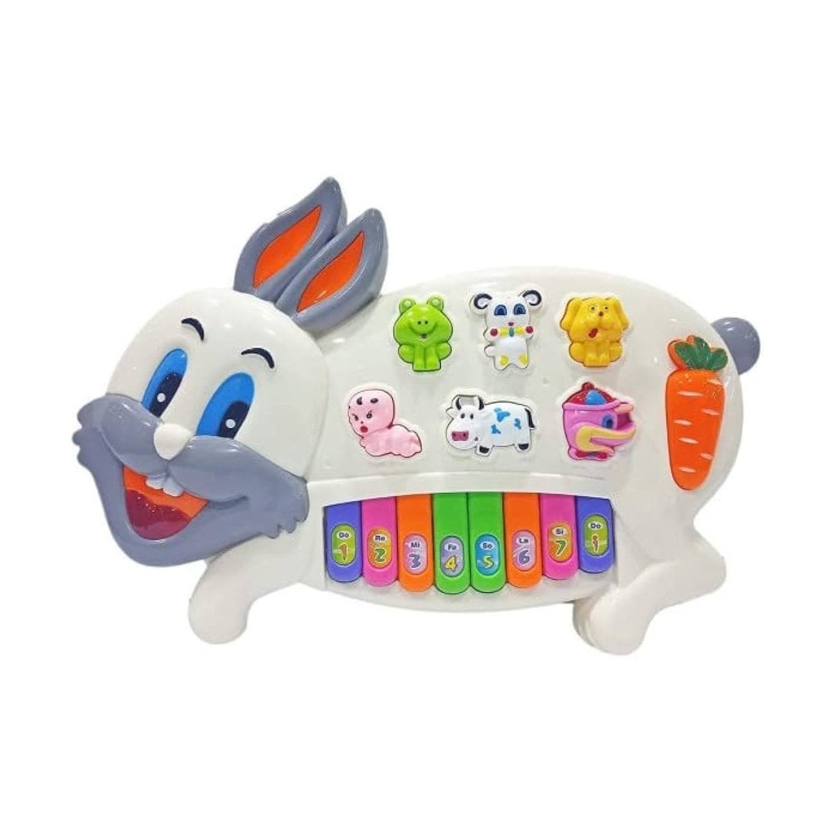 CONSOLA INTERACTIVA CONEJO CON ANIMALES Y NUMEROS PARA DESARROLLO COGNITIVO Y+LIGAS REGALO - 3