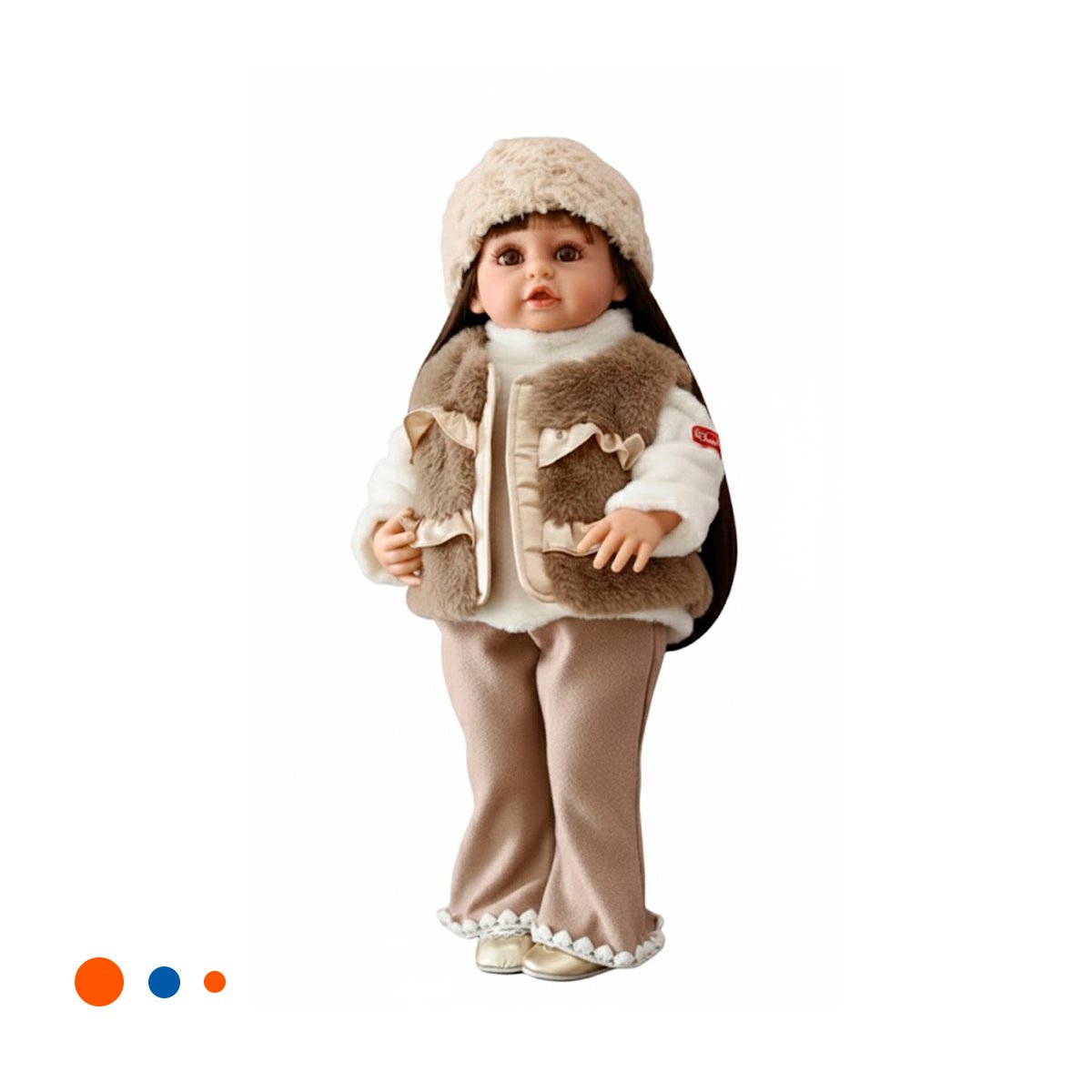 PACK2 VERSION YESSY 55CM CON VESTIMENTA CALIDA Y ESTILO TRADICIONAL Y+REGALO STICKER - 2