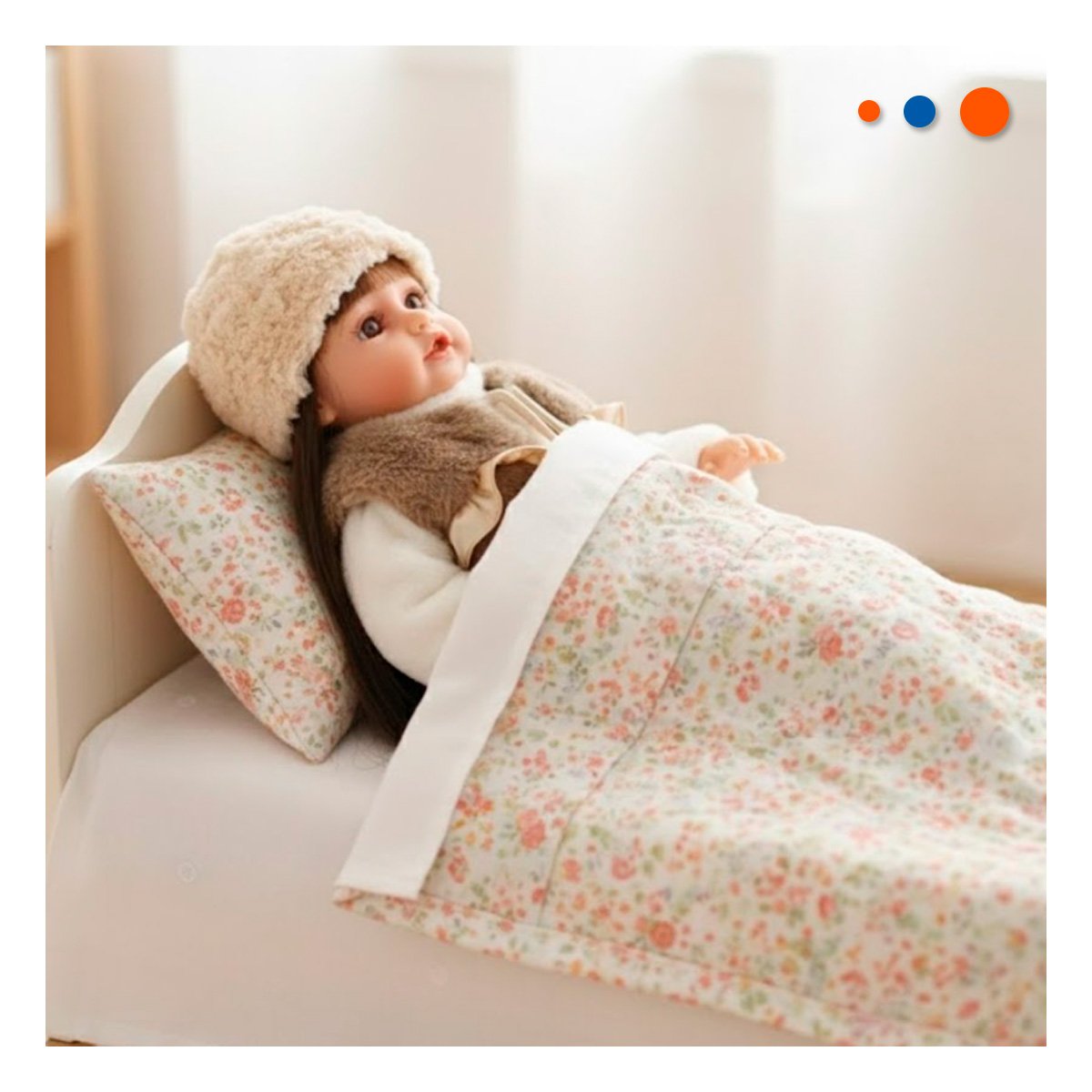 PACK2 VERSION YESSY 55CM CON VESTIMENTA CALIDA Y ESTILO TRADICIONAL Y+REGALO STICKER - 3