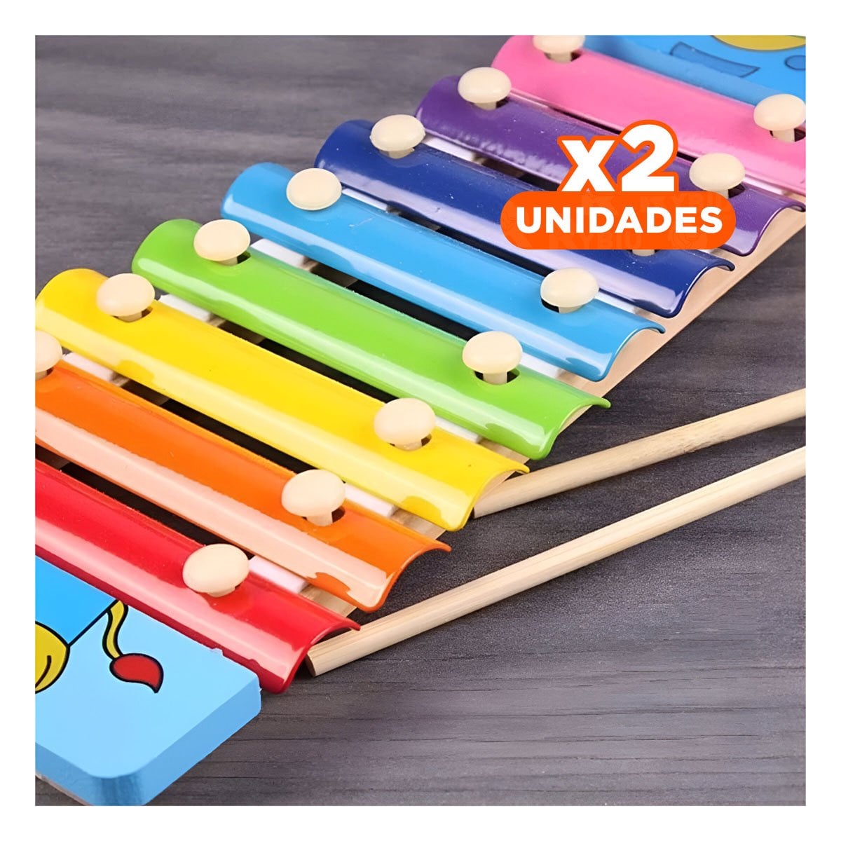 PACK2 INSTRUMENTO DE LEON JUGUETE MUSICAL PARA NINOS CREATIVO Y SEGURO Y+REGALO STICKER - 1