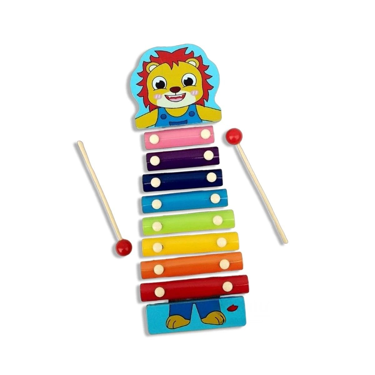 PACK2 INSTRUMENTO DE LEON JUGUETE MUSICAL PARA NINOS CREATIVO Y SEGURO Y+REGALO STICKER - 2