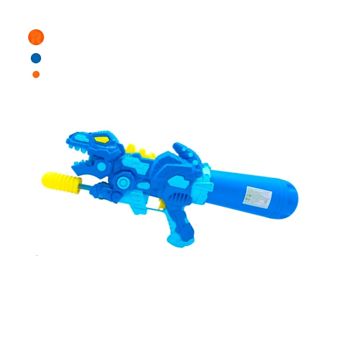 DISPARADOR RECREATIVO DINOSAURIO AZUL PARA DIVERSION FAMILIAR EN VERANO Y+PAPEL REGALO - 1