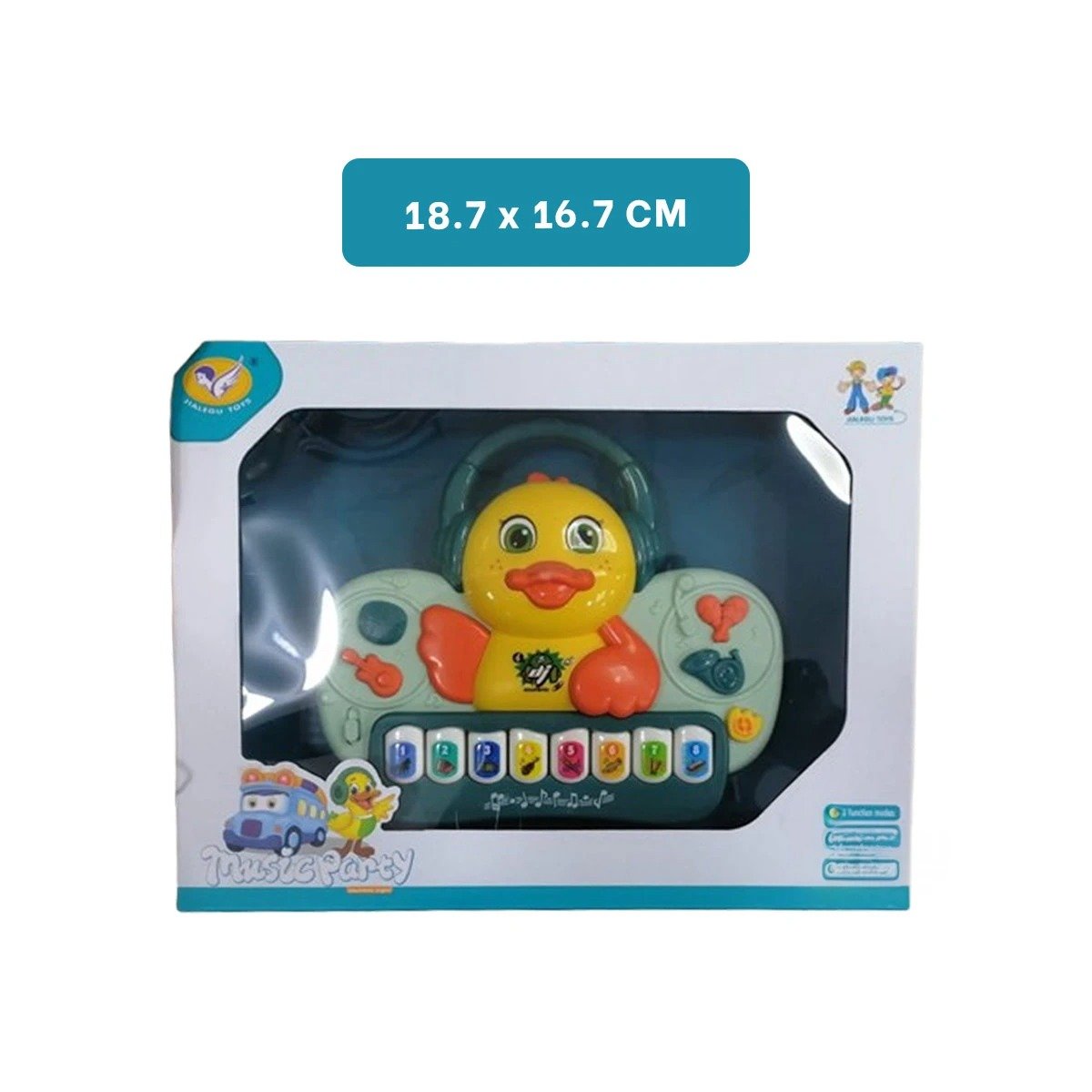 PACK2 TECLAS PATO MUSICAL CON SONIDO ALEGRE PARA DIVERSION EN EL HOGAR VERDE - 4