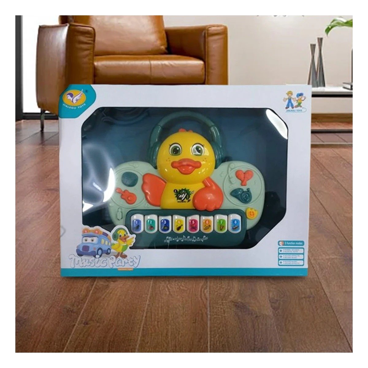 PACK2 TECLAS PATO MUSICAL CON SONIDO ALEGRE PARA DIVERSION EN EL HOGAR VERDE - 5