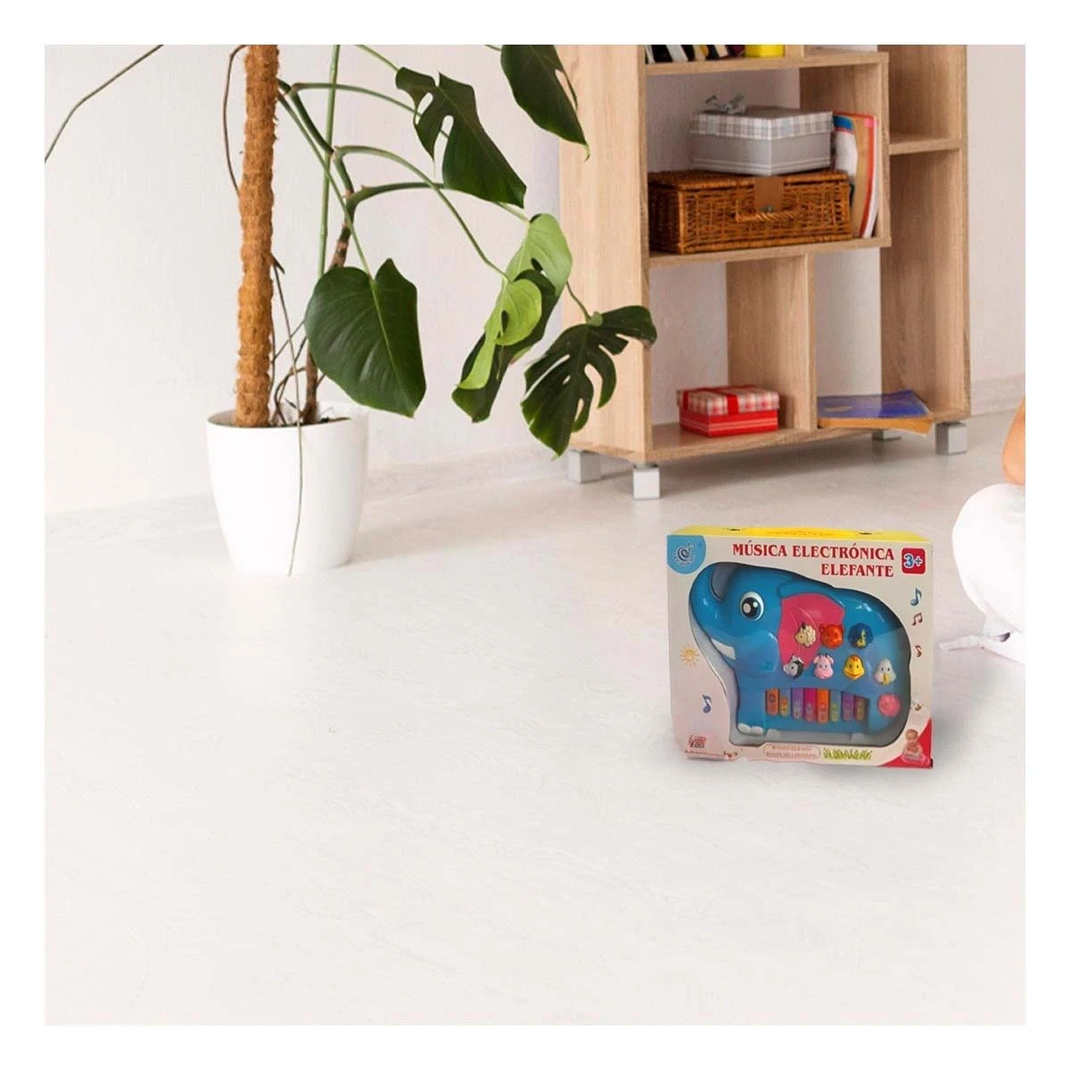 PACK6 FORMATIVO ELEFANTE MUSICAL DIDACTICO EN CAJA PARA DESARROLLO TEMPRANO Y+REGALO STICKER - 5