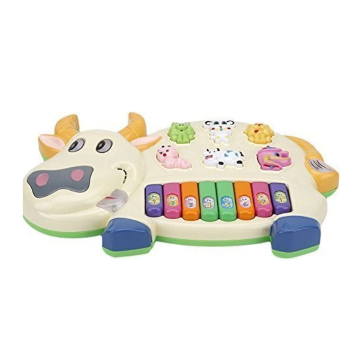 PACK6 SISTEMA MUSICAL VACA CON ANIMALES Y NUMEROS PARA APRENDIZAJE INFANTIL Y+REGALO STICKER - 2