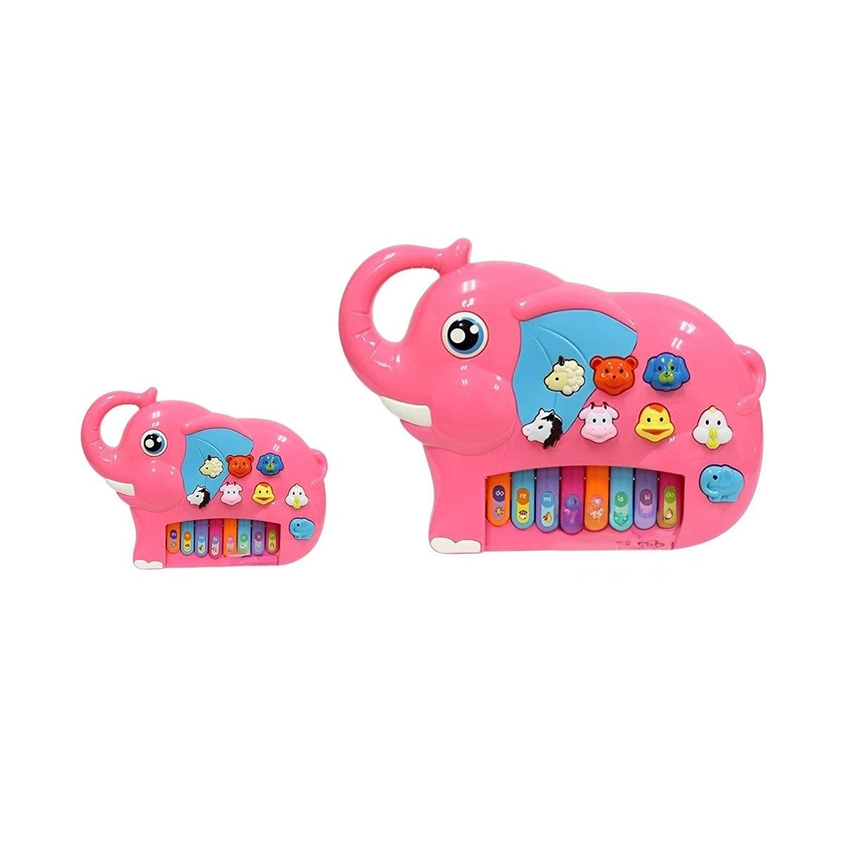 PACK6 SUAVE ELEFANTE DIDACTICO EN CAJA ROSADO PARA APRENDIZAJE SENSORIAL HOGAR Y+REGALO STICKER - 2