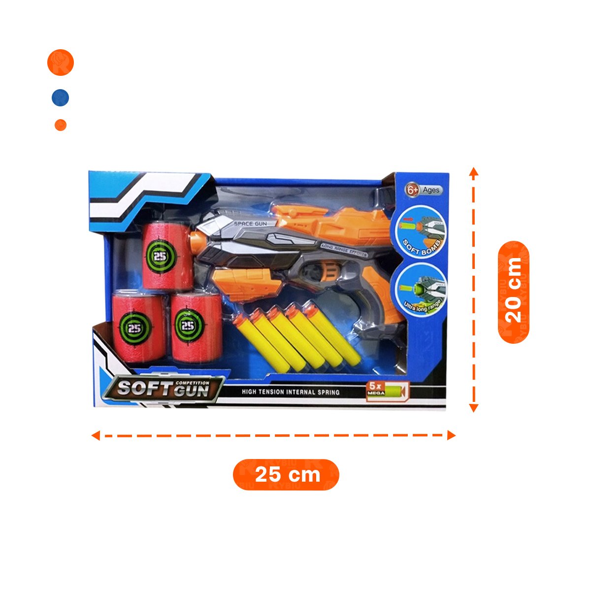 PACK12 MODULO RECREATIVO DE DARDOS CON LATAS PARA RETOS DE HABILIDAD Y+REGALO STICKER - 4