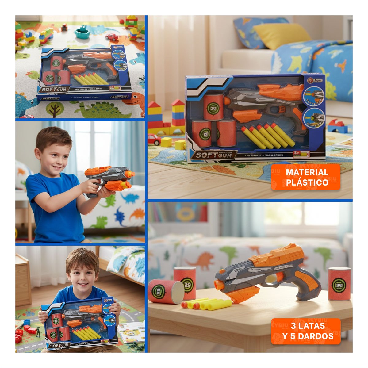 PACK2 LINEA DE DARDOS CON LATAS PARA DESAFIOS DE COORDINACION VISUAL Y+PAPEL REGALO - 3