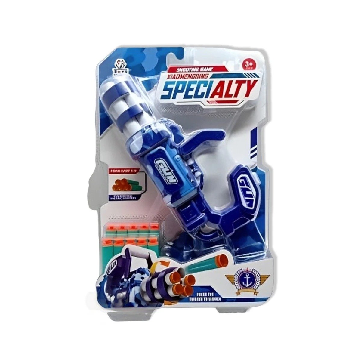 PACK2 SET DE JUEGO LANZA DARDOS AZUL PARA NIÑOS CREATIVO Y ALEGRE Y+REGALO STICKER - 2