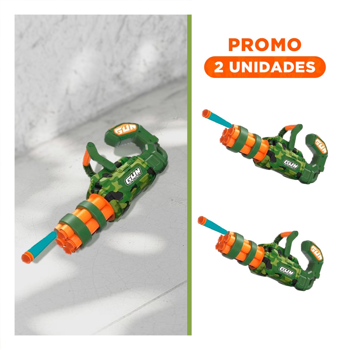 PACK2 JUEGO DE PUNTERIA LANZA DARDOS VERDE PARA NIÑOS COLORIDO Y CREATIVO - 1