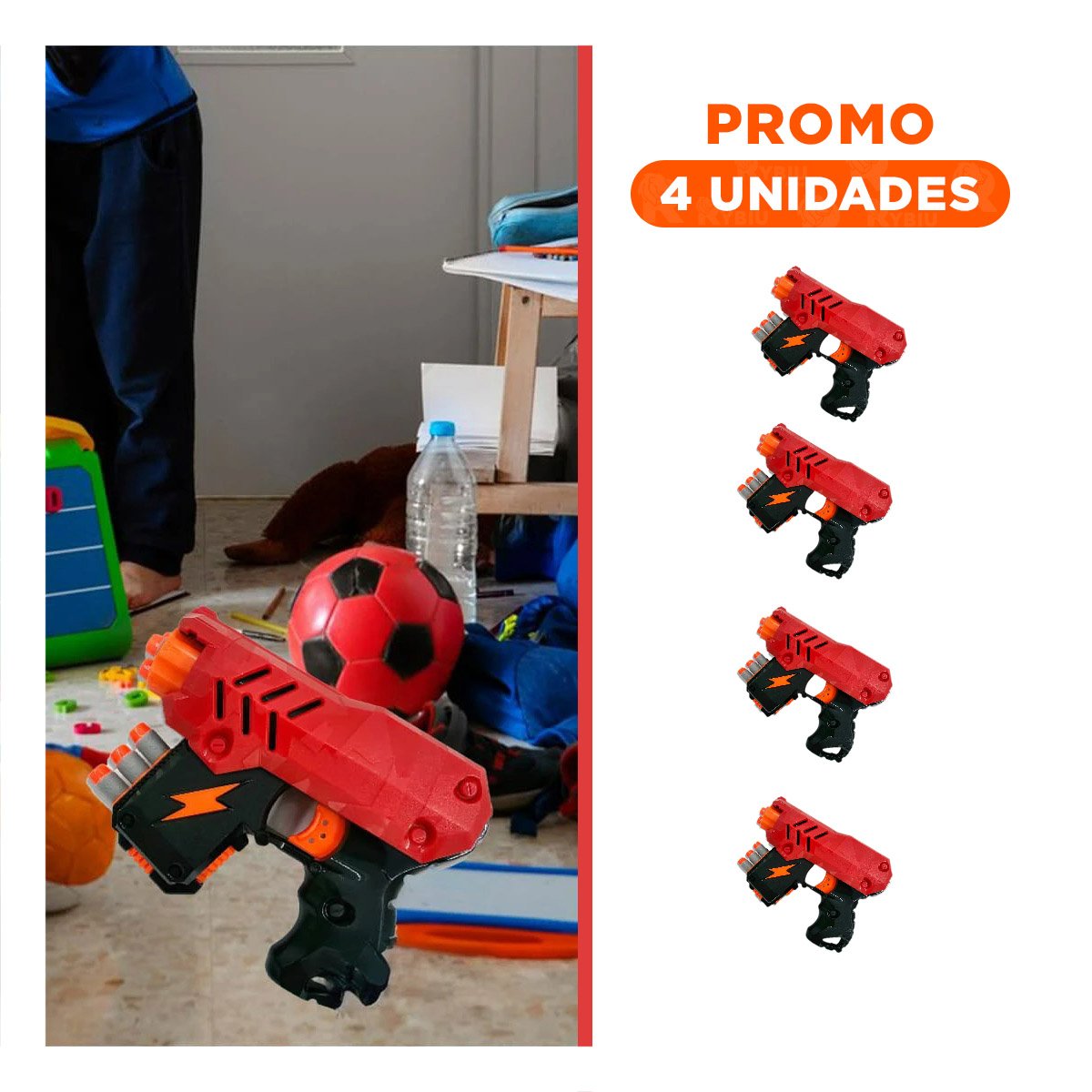 PACK4 DISPARADORES TUMBA LATAS PARA REGALO Y+REGALO STICKER - 1
