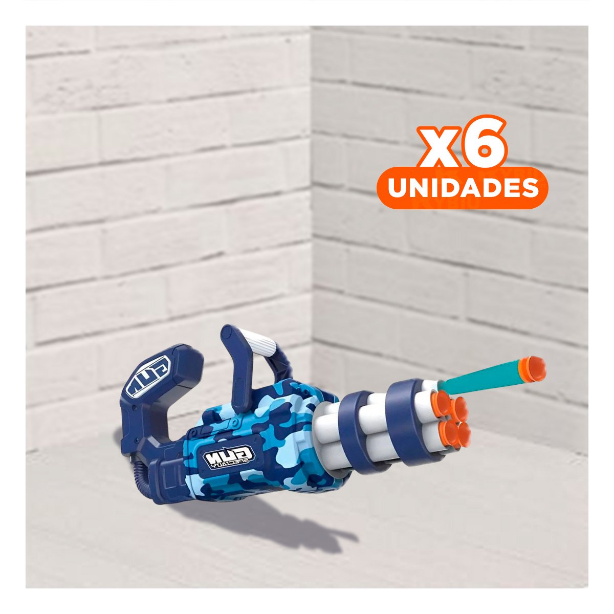PACK6 JUEGO DE PUNTERIA LANZA DARDOS AZUL PARA NIÑOS CREATIVO Y ALEGRE Y+REGALO STICKER - 1