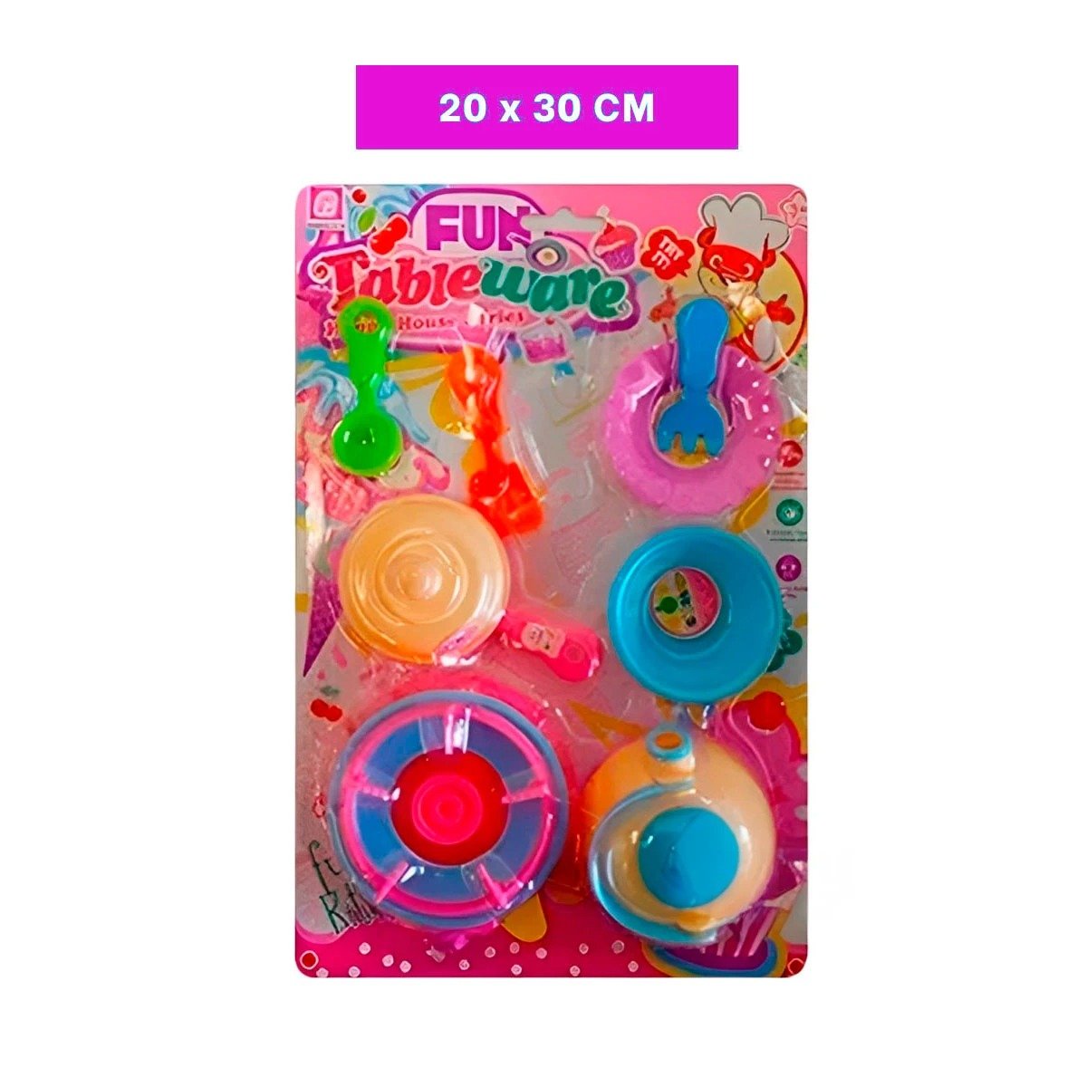PACK12 KIT DE COCINA CON UTENSILIOS Y TETERA Y+REGALO STICKER - 4
