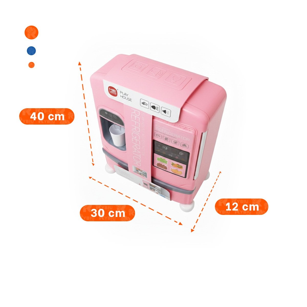 PACK2 MUEBLE DE REFRIGERADOR DE JUEGO PARA CASA CON USO INFANTIL Y+PAPEL REGALO - 4