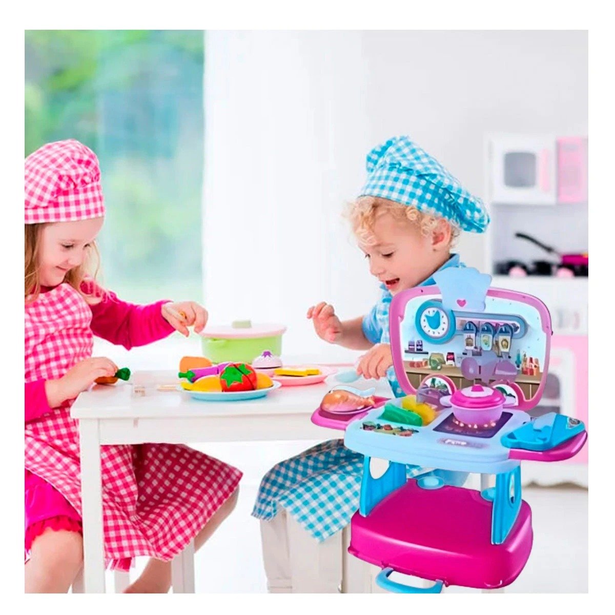 PACK4 REUNION CREATIVA CON SET DE COCINA MALETA EN CAJA - 2