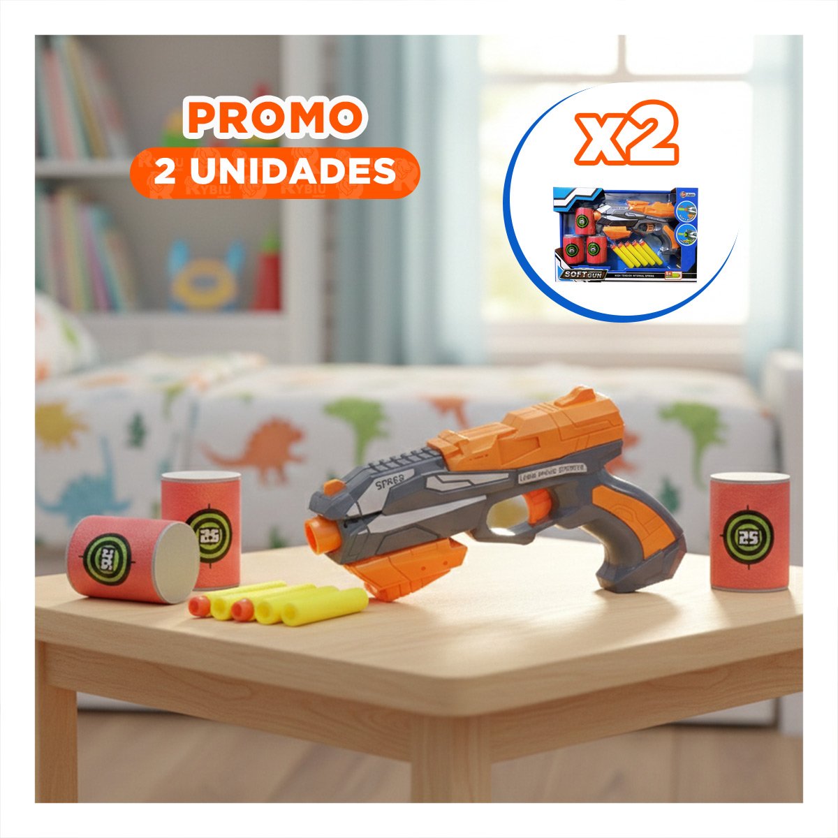 PACK2 EXPERIENCIA DE DARDOS CON OBJETIVOS PARA JUEGO DINAMICO EN HOGAR Y+REGALO STICKER - 1