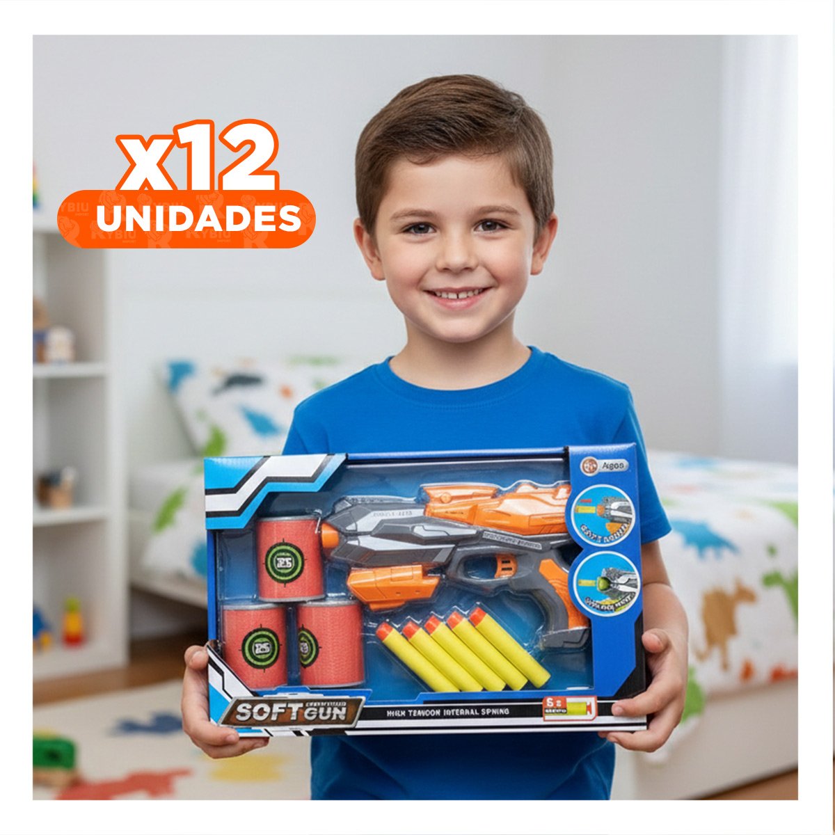 PACK12 EQUIPO LUDICO DE DARDOS CON OBJETIVOS PARA ACTIVIDADES EN HOGAR Y+PAPEL REGALO - 1
