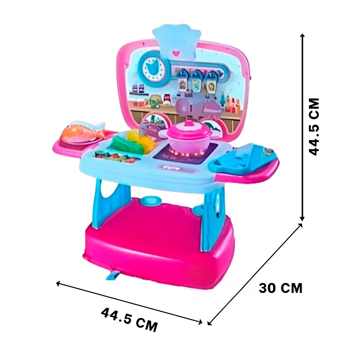 PACK2 PAQUETE FAMILIAR CON SET DE COCINA MALETA EN CAJA Y+REGALO STICKER - 4