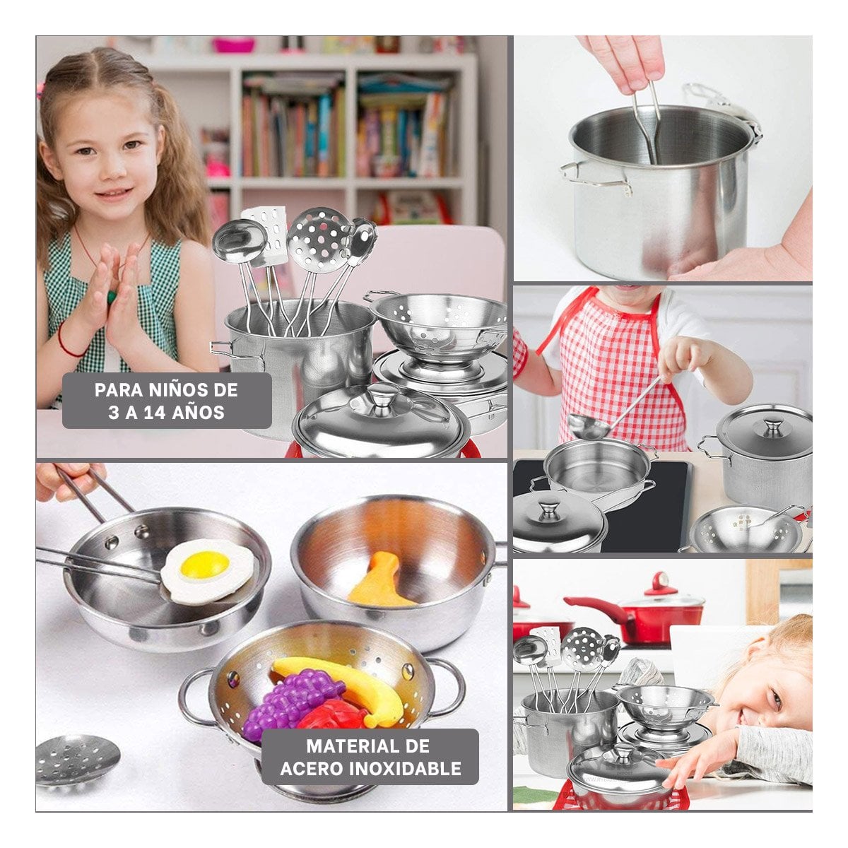 JUGUETE SET DE COCINA CON ACCESORIOS PARA REGALO INFANTIL Y+POST IT - 1