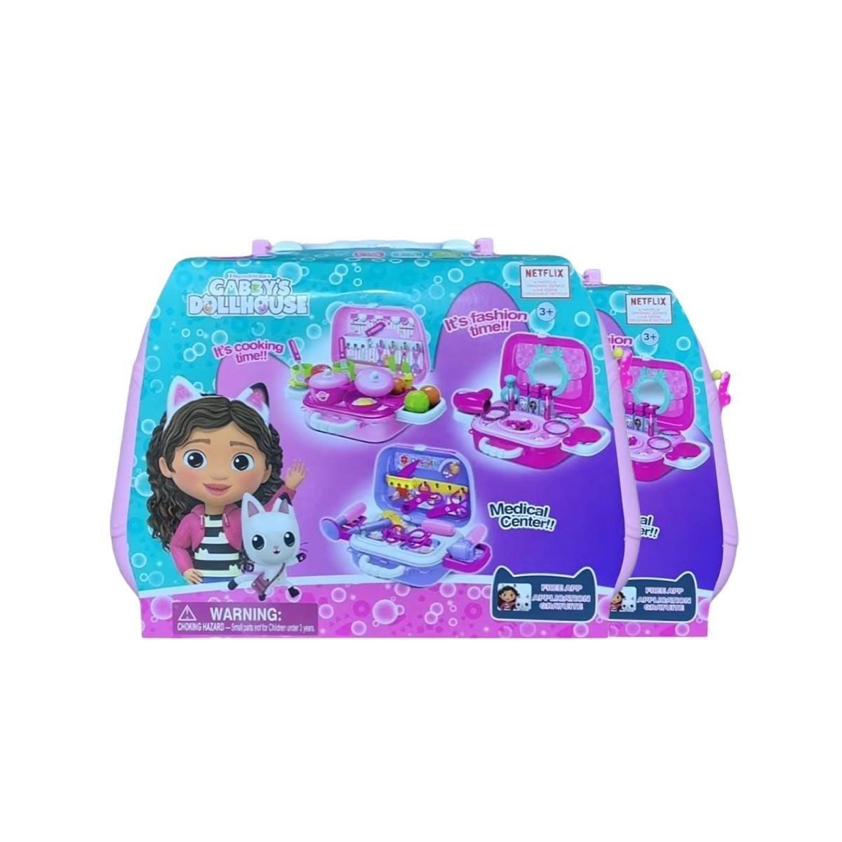 PACK4 SET DE COCINA CHEF CREATIVO CON PERSONAJE EN LONCHERA PARA DIVERSION Y+PAPEL REGALO - 3