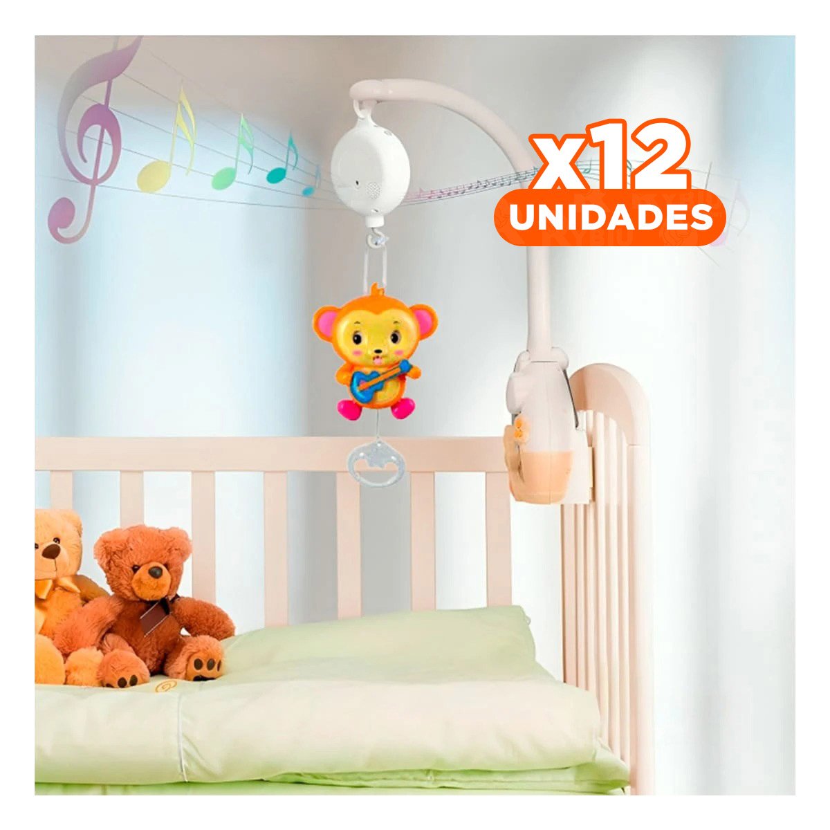 PACK12 FORMATO DECORATIVO MUSICAL A CUERDA MARRON CON ACABADO SUAVE PARA HOGAR - 1