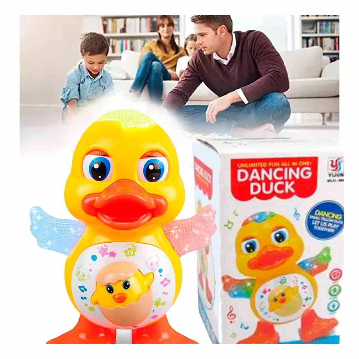 CONCEPTO PATO INTERACTIVO MUSICAL CON LUCES BRILLANTES PARA AMBIENTE HOGAR Y+LIGAS REGALO - 1