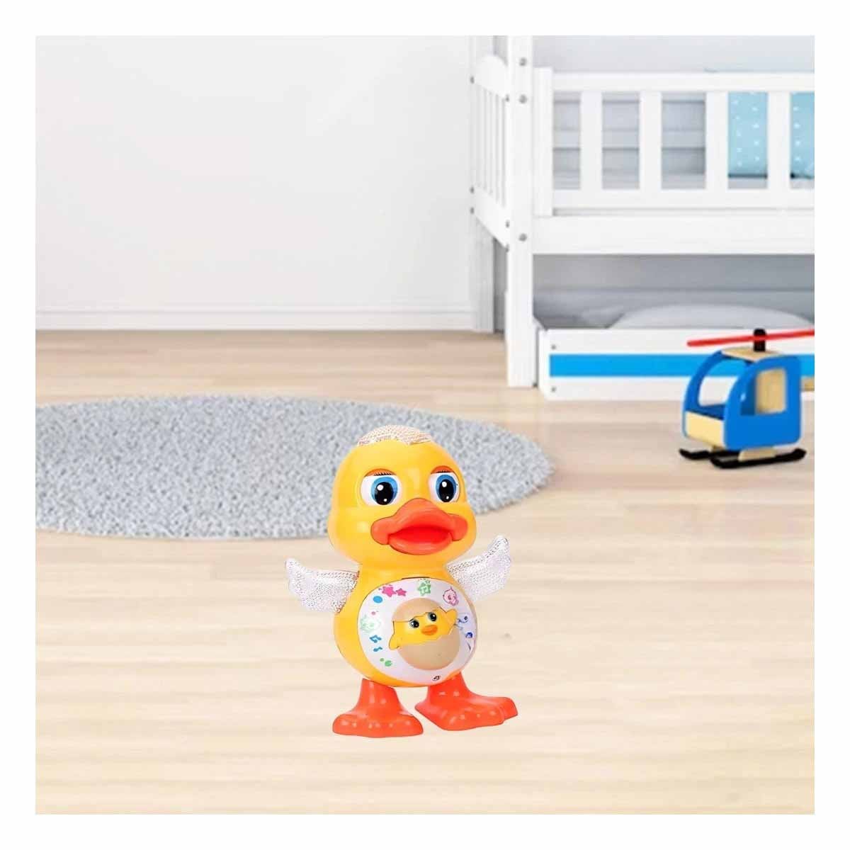 CONCEPTO PATO INTERACTIVO MUSICAL CON LUCES BRILLANTES PARA AMBIENTE HOGAR Y+LIGAS REGALO - 2