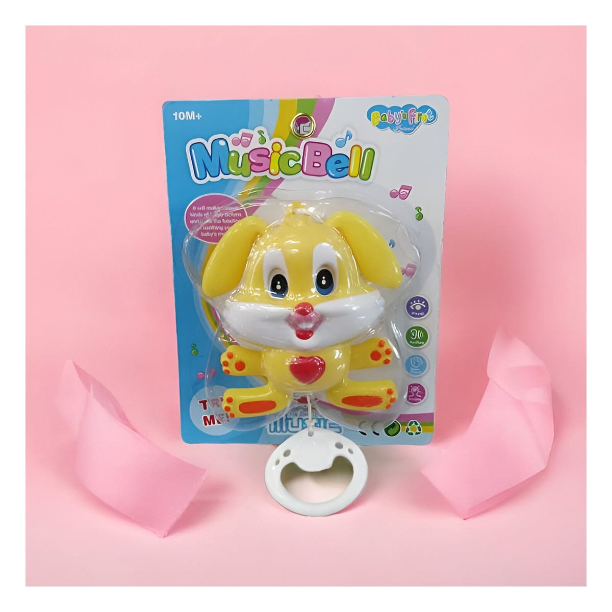 ACCESORIO INFANTIL COLGANTE CON FIGURA DE CONEJO AMARILLO Y+POST IT - 3