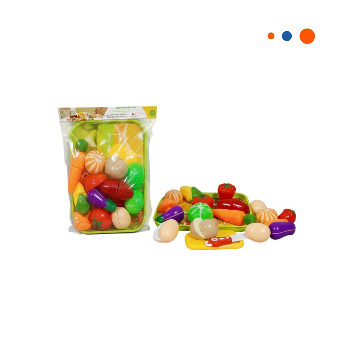 PACK4 ALIMENTOS DE COCINA PARA CORTAR VERDURAS CON TABLA Y BANDEJA Y+PAPEL REGALO - 3